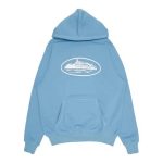 Corteiz 5 Starz Alcatraz Hoodie Baby Blue