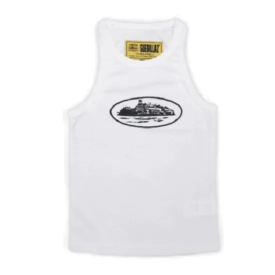 Corteiz Alcatraz Women Tank Top White 