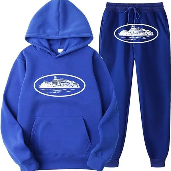 Corteiz Gasolina Royal Blue Tracksuit