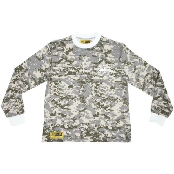 Corteiz Alcatraz Insignia Waffle Longsleeve Shirt in Digi...